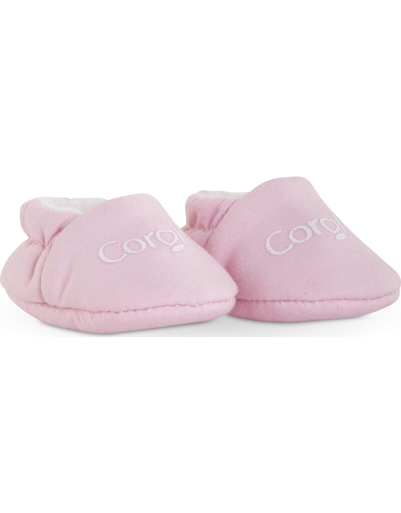 Corolle Doll Slippers - Pink