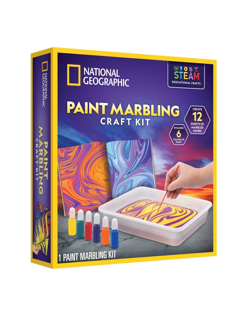 National Geographic National Geographic Paint Marbling Craft Kit