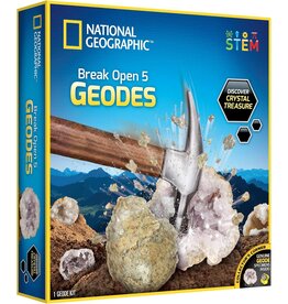 National Geographic Science Kit National Geographic Break Open 5 Geodes