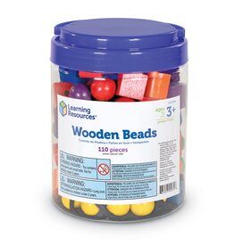 Learning Resources Educational Wooden Beads in a Bucket