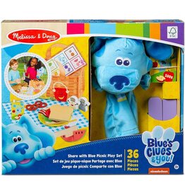 Melissa & Doug Pretend Play Share with Blue Picnic Play Set