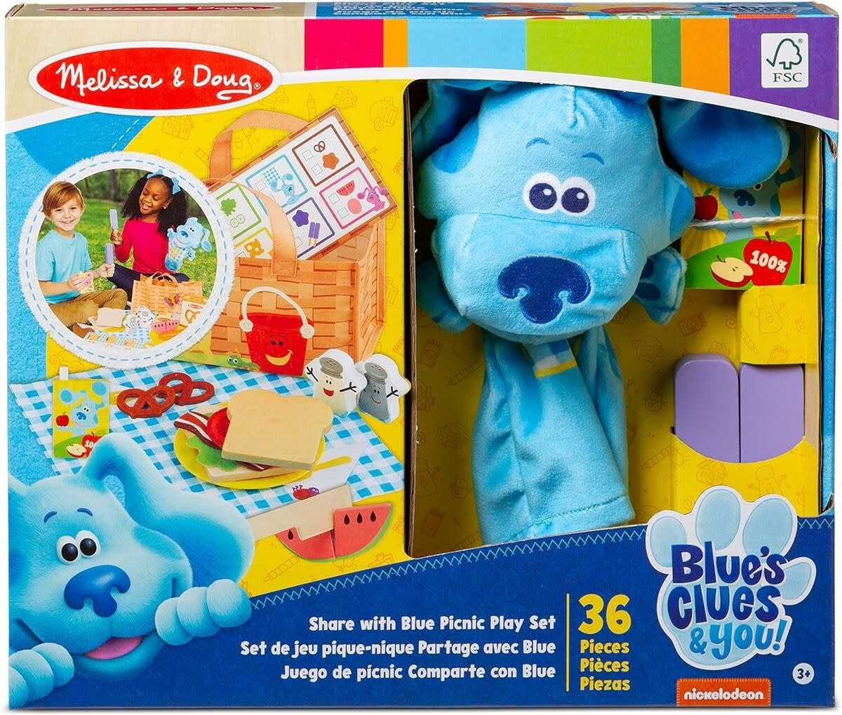 Pretend Play Share with Blue Picnic Play Set