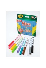 Crayola Crayola Fine Line Fabric Markers-10/Pkg