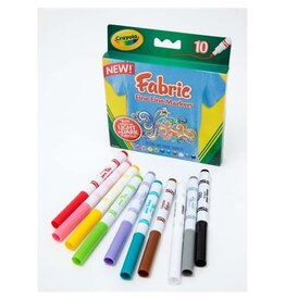 Crayola Crayola Fine Line Fabric Markers-10/Pkg