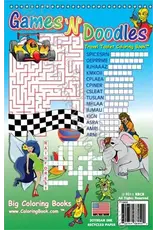 Really Big Coloring Book Games and Doodles Travel Tablet Coloring Books