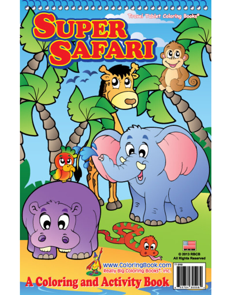 Really Big Coloring Book SUPER SAFARI A Coloring and Activity Book