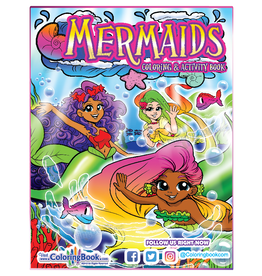 Really Big Coloring Book Mermaids Coloring Book 8.5" x 11"