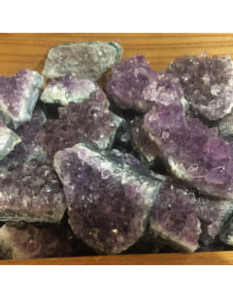 Squire Boone Village Rock/Mineral - Amethyst Druse ( 2"; Sizes and Colors Vary; Sold Individually)