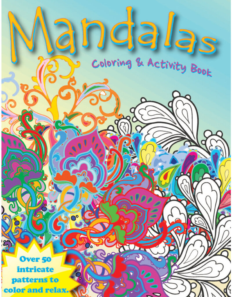 Really Big Coloring Book Mandalas Coloring Book 8.5" x 11"