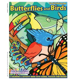 Really Big Coloring Book Butterflies and Birds Coloring Book 8.5" x 11"