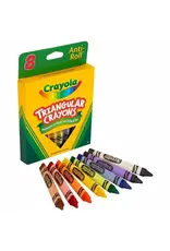 Crayola Crayola Triangular Anti-roll Crayons - 8ct