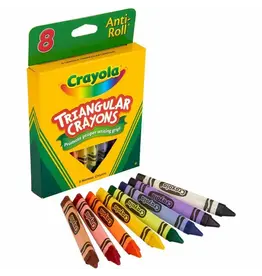 Crayola Crayola Triangular Anti-roll Crayons - 8ct