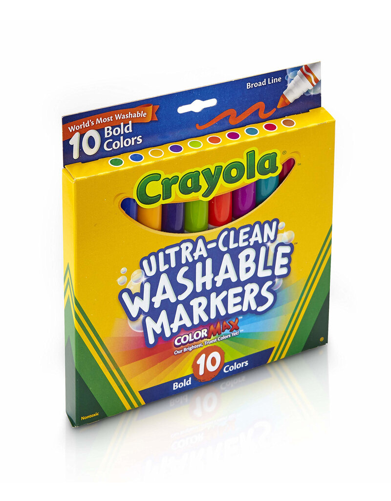 Crayola Crayola Bold Broad Line Washable Markers - 10ct