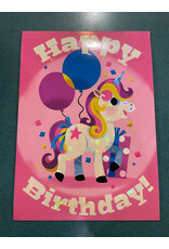 Playhouse Happy Birthdday Unicorn Card