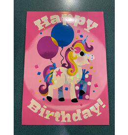 Playhouse Happy Birthdday Unicorn Card