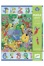 DJECO Giant Floor Puzzle 1 to 10 Jungle