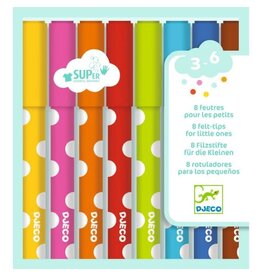 DJECO 8 Felt Tip Markers