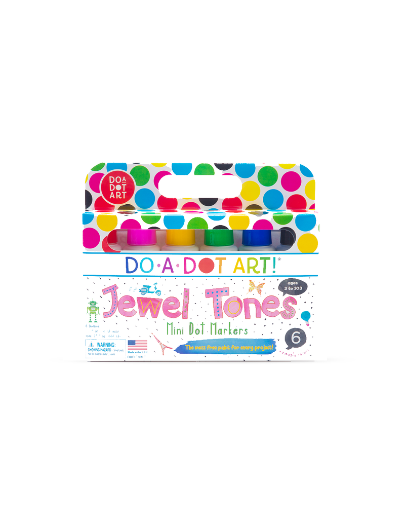Do-A-Dot Art Do-A-Dot Art! Jewel Tones Mini Dot Markers - 6 Pack