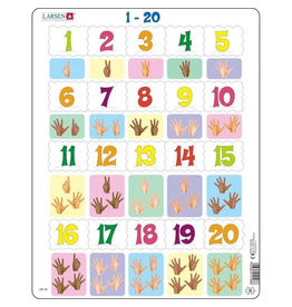 Springbok Puzzles Puzzle Counting One to Twenty 20pc