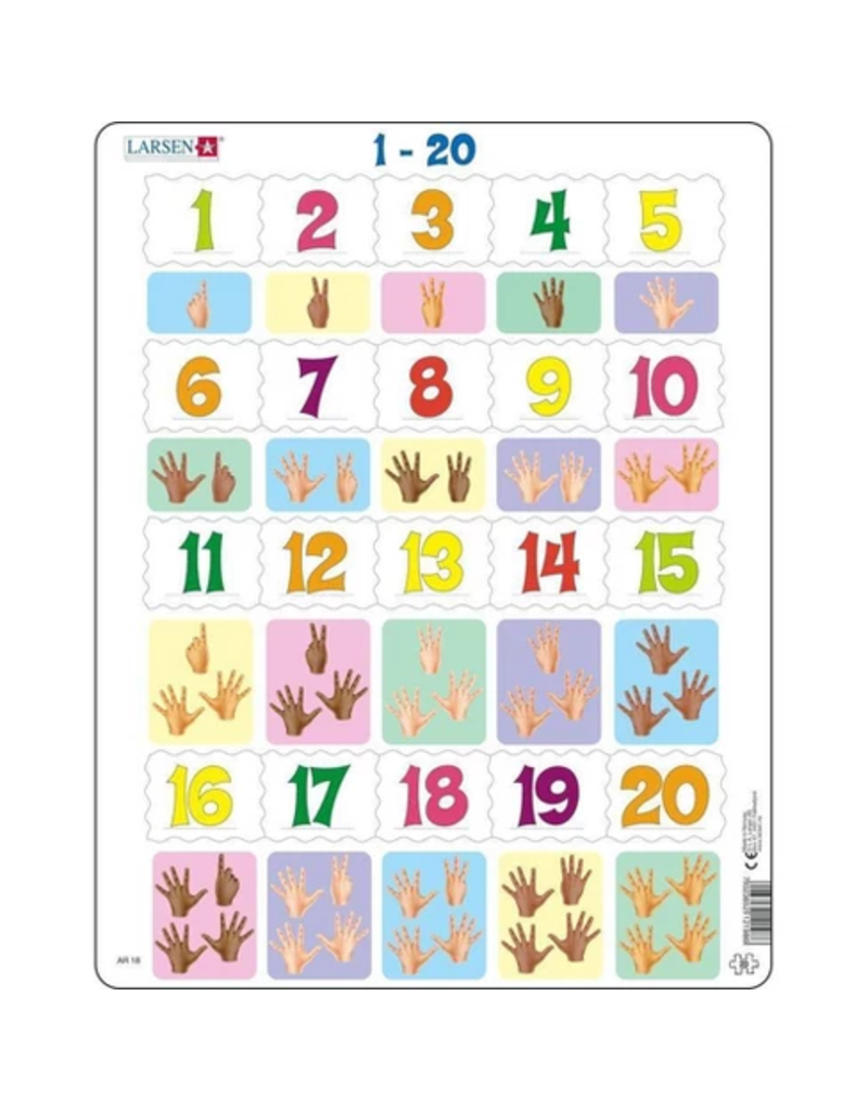 Springbok Puzzles Puzzle Counting One to Twenty 20pc