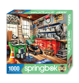 Springbok Puzzles Puzzle Tool Man's Garage 1000 pc
