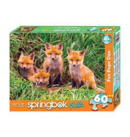 Springbok Puzzles Puzzle Fox Pups Den 60 pc