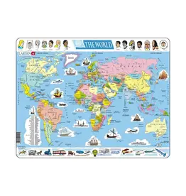 Springbok Puzzles Puzzle Children's Educational World Political Jigsaw 107 pc
