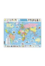 Springbok Puzzles Puzzle Children's Educational World Political Jigsaw 107 pc