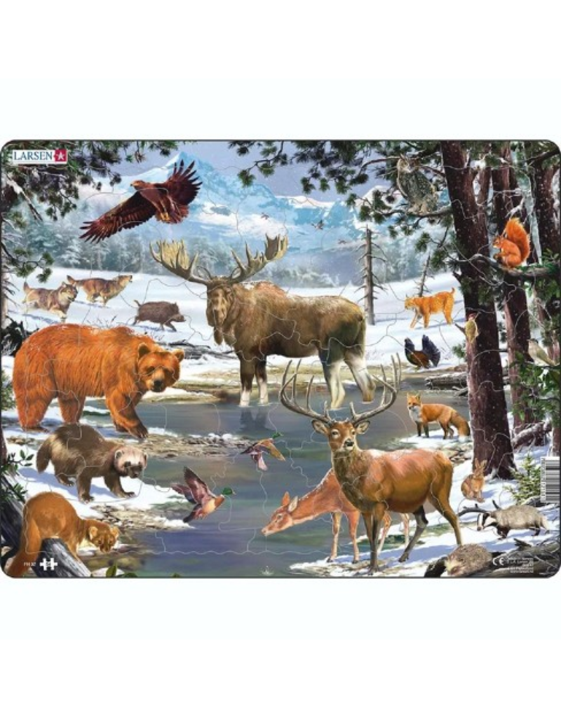 Springbok Puzzles Puzzle Canadian Animals 54 pc