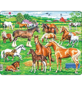 Springbok Puzzles Puzzle Farm Horses