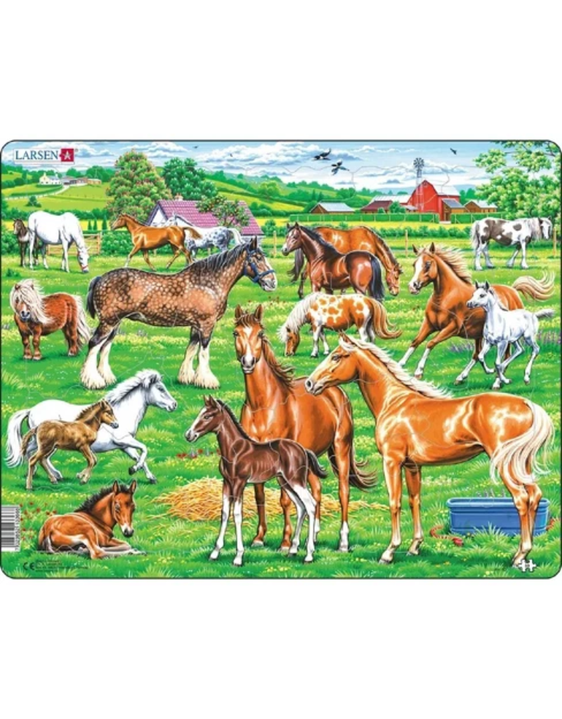 Springbok Puzzles Puzzle Farm Horses