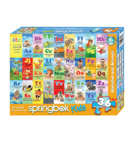 Springbok Puzzles Puzzle Alphabets & Animals 36 Pc