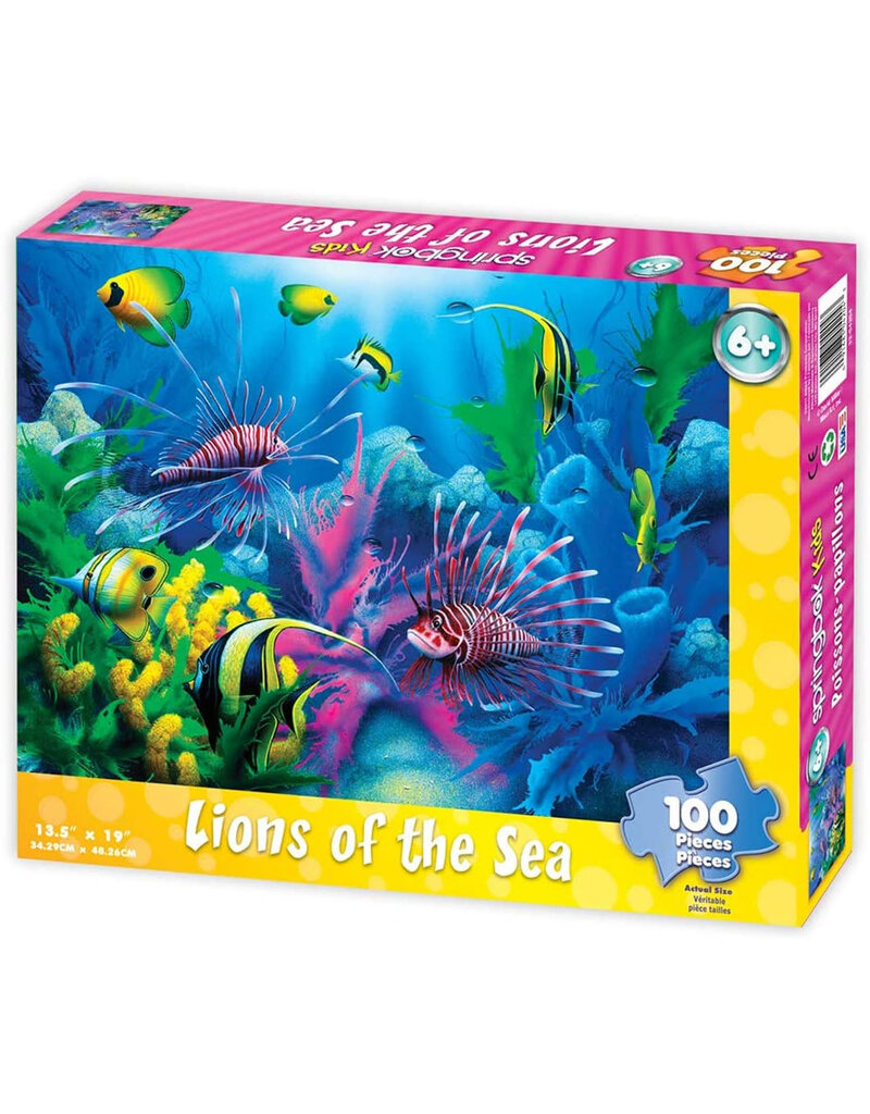 Springbok Puzzles Puzzle Lions of the Sea 100 Pieces