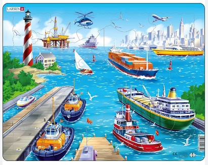 Puzzle Board Harbor 35 pc