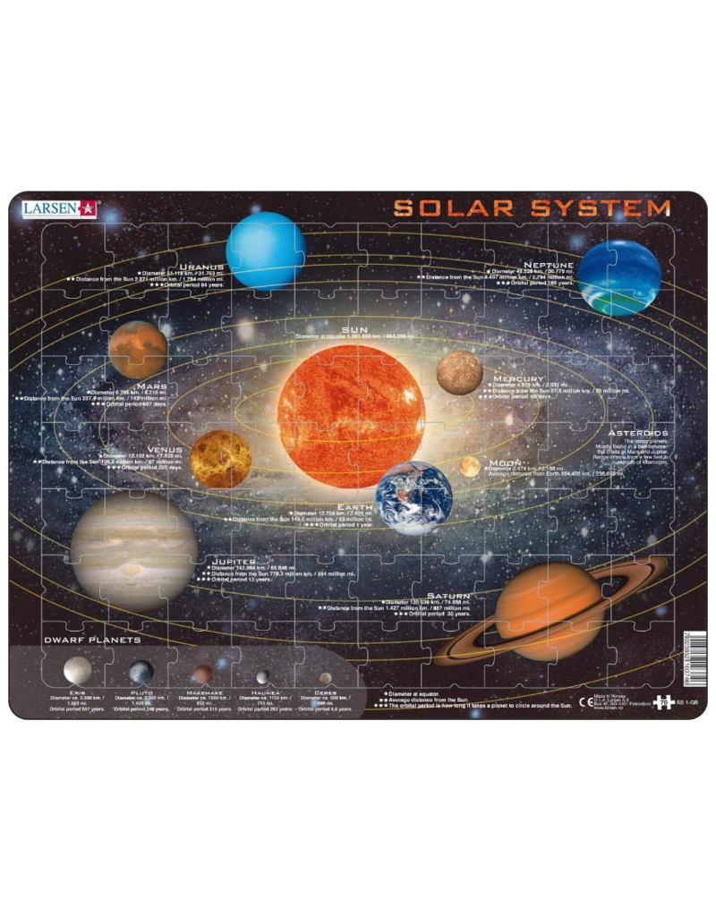 Springbok Puzzles Puzzle Board Solar System 70 pc