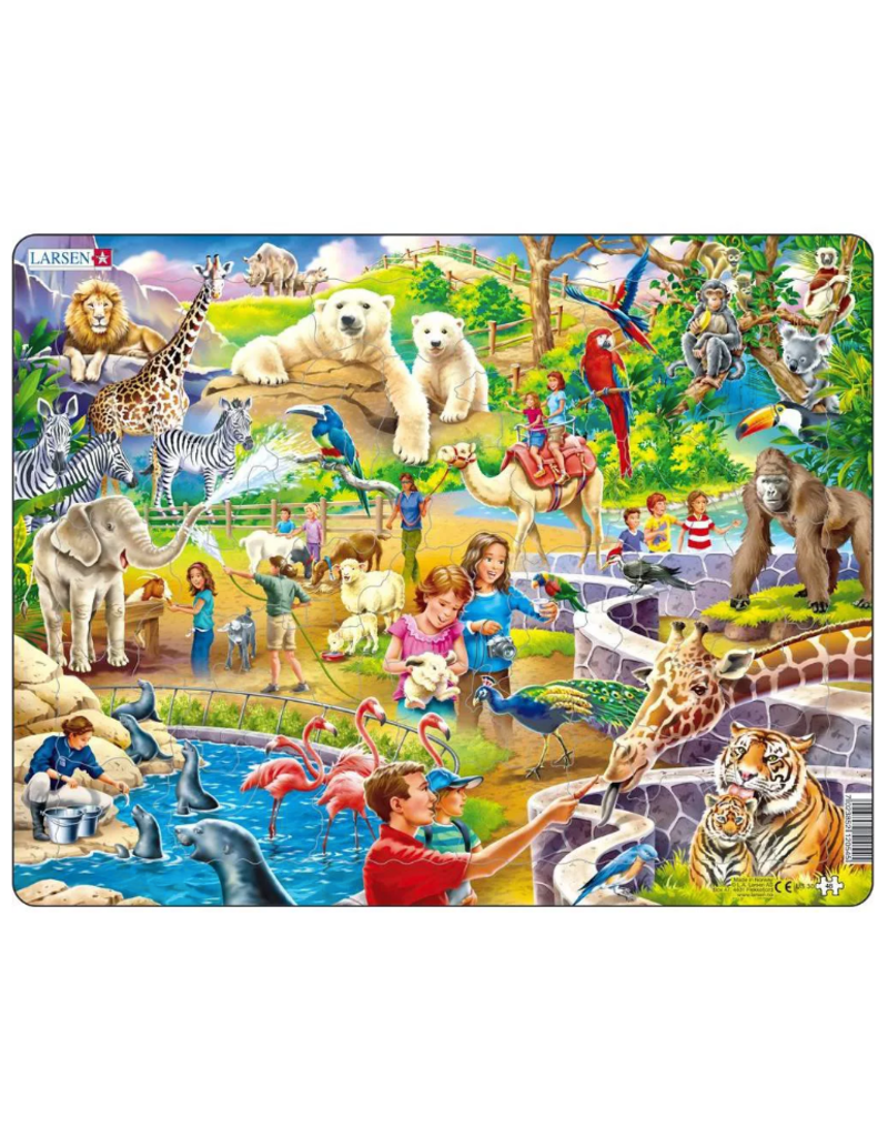 Springbok Puzzles Puzzle Board Zoo Animals 48 pc