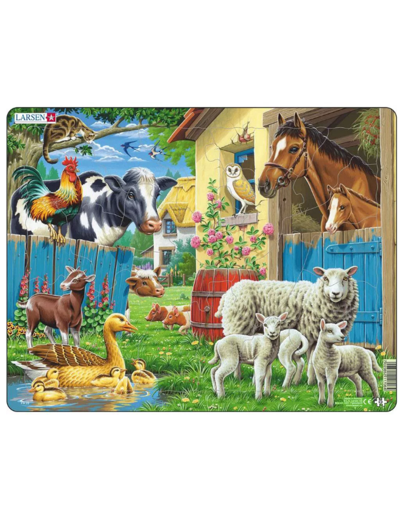 Springbok Puzzles Puzzle Board Farm Animals 23 pc