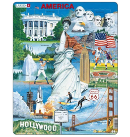 Springbok Puzzles Puzzle Board USA Souvenir 57 pc