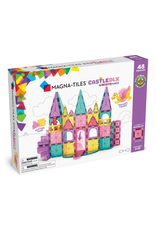 Magnatiles Magnetic Magna-Tiles Castle DLX + microMAGS - 48 Piece Set