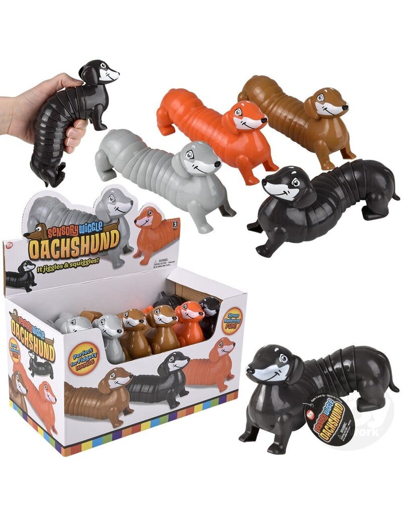 The toy network Novelty Wiggle Sensory Dachshund (7.5"; Colors Vary; Sold Individually)