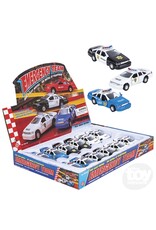The toy network Die-Cast Pull Back Police Car (4.5"; Colors Vary; Sold Individually)