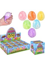 The toy network 2.5" Squish And Stretch Marbleized Easter Egg