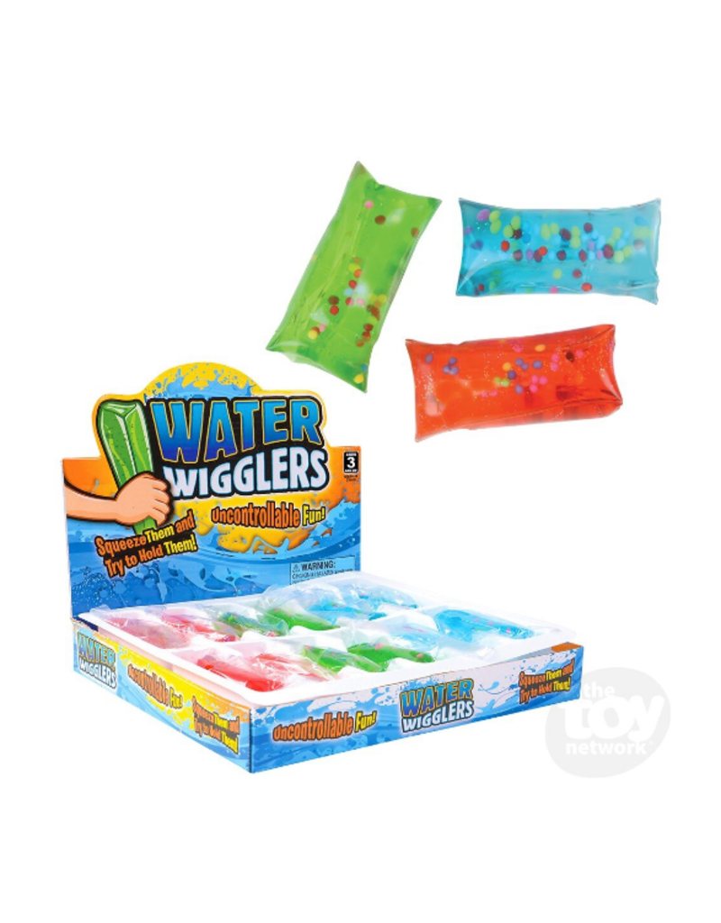 The toy network Confetti Water Wiggler mini 3" Assorted color (color will vary and sold single)