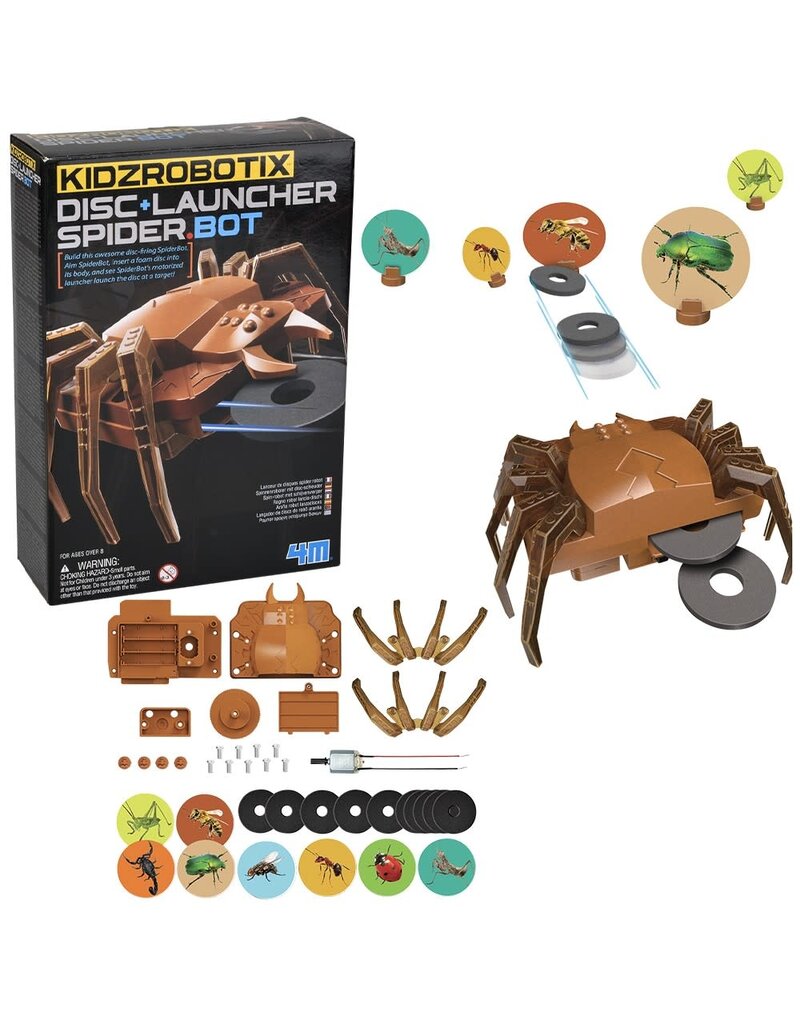 The toy network KidzRobotix Disc Launcher Spiderbot