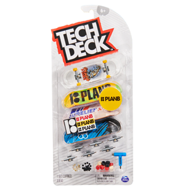 Spin Master Tech Deck 4 Pack -  Plan B Series