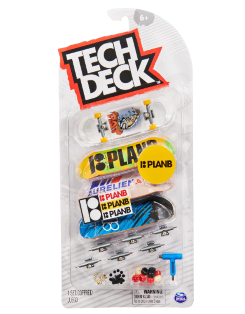 Spin Master Tech Deck 4 Pack -  Plan B Series