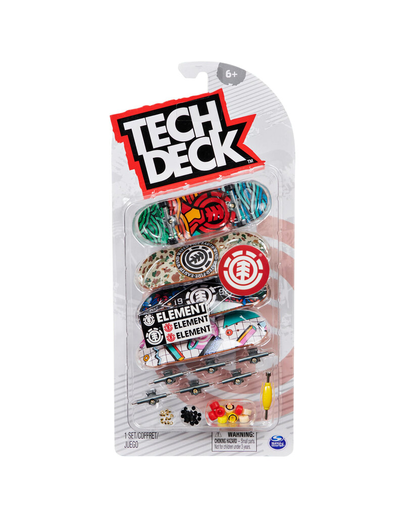 techdeck Tech Deck 4 Pack - Element Series