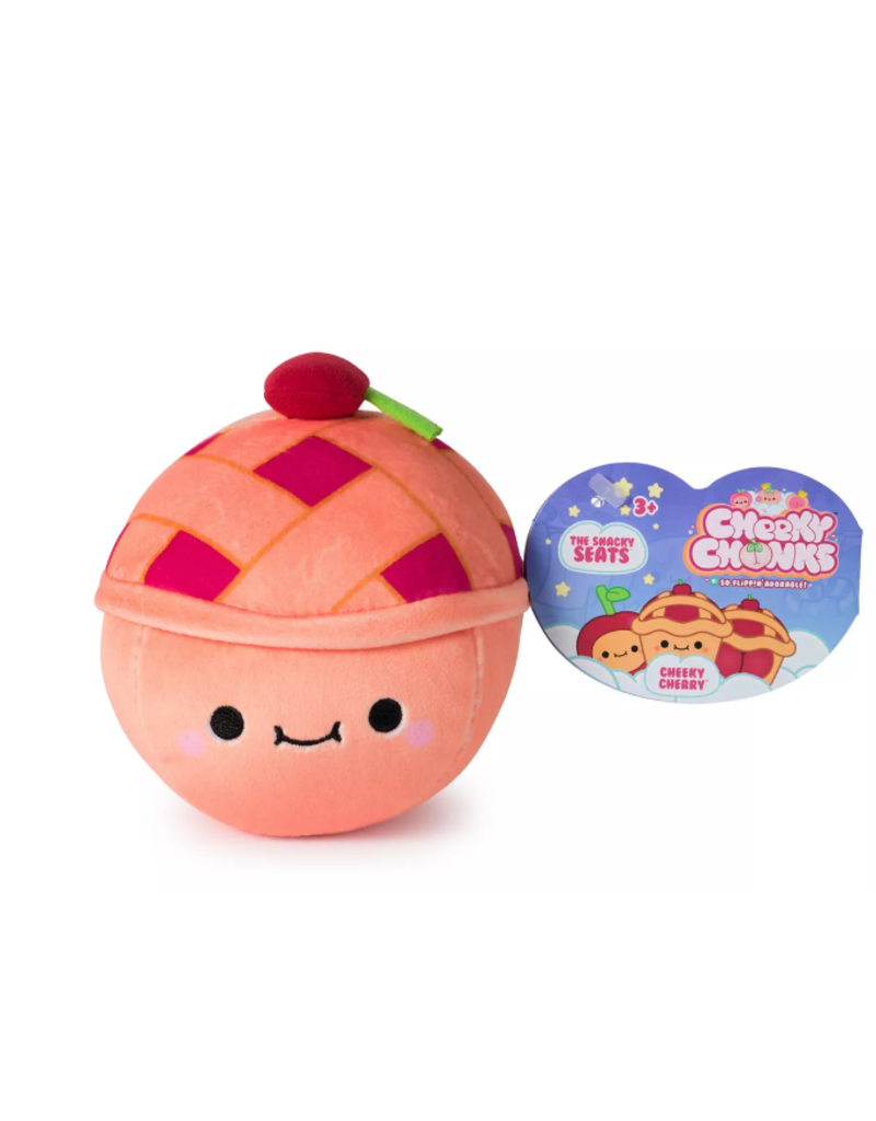 Spin Master Cheeky Chonks Squeeze Plush 4"-Cherry Cheek