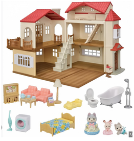 Calico Critters Calico Critters Red Roof Country Home Gift Set - Secret Attic Playroom