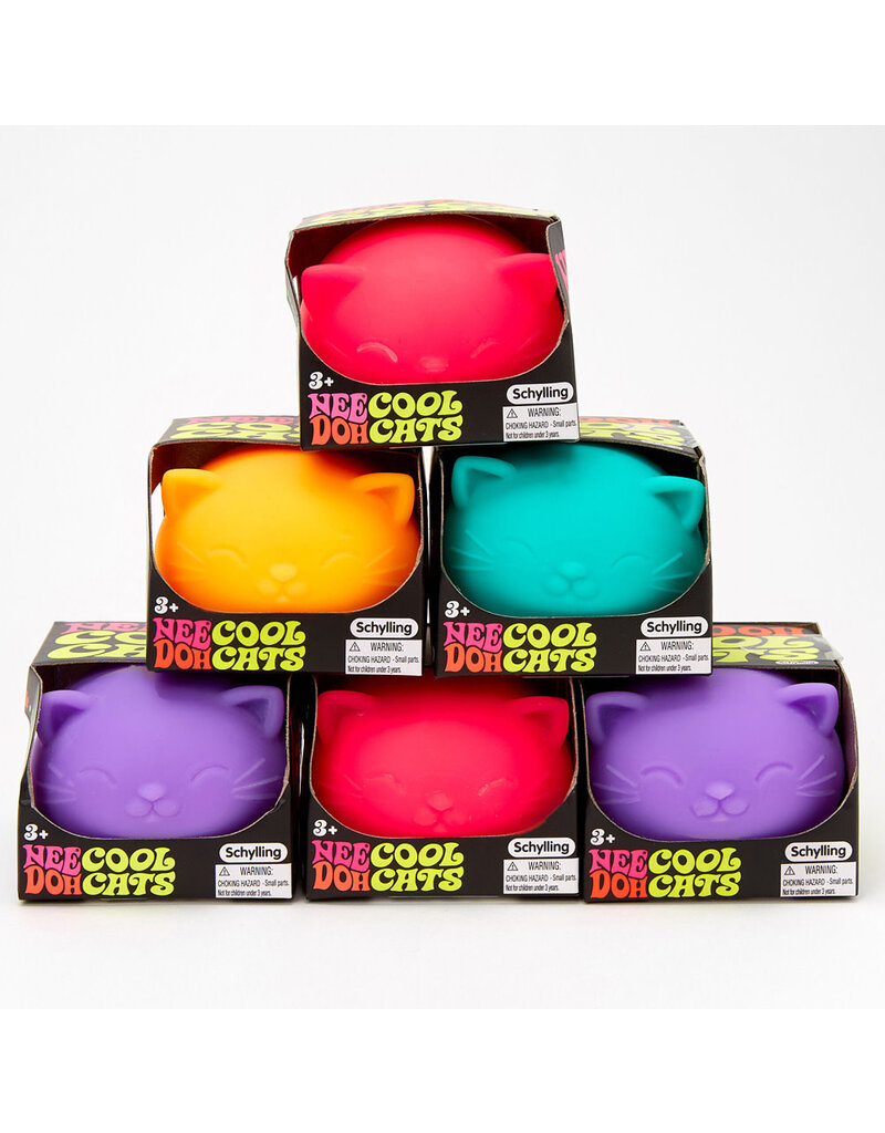 Schylling Toys Fidget Nee Doh Cool Cats (Assorted Colors)